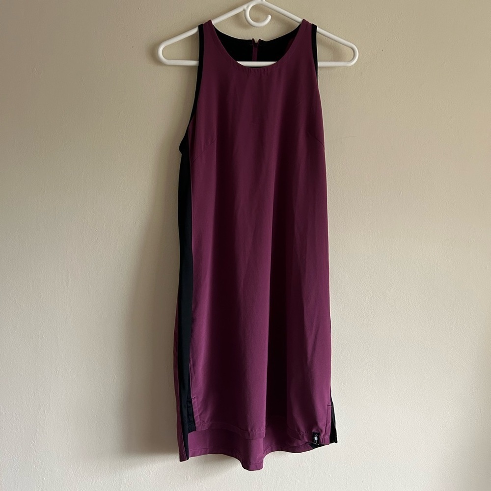 Smartwool Merino Sport Dress Purple and Black Size Medium